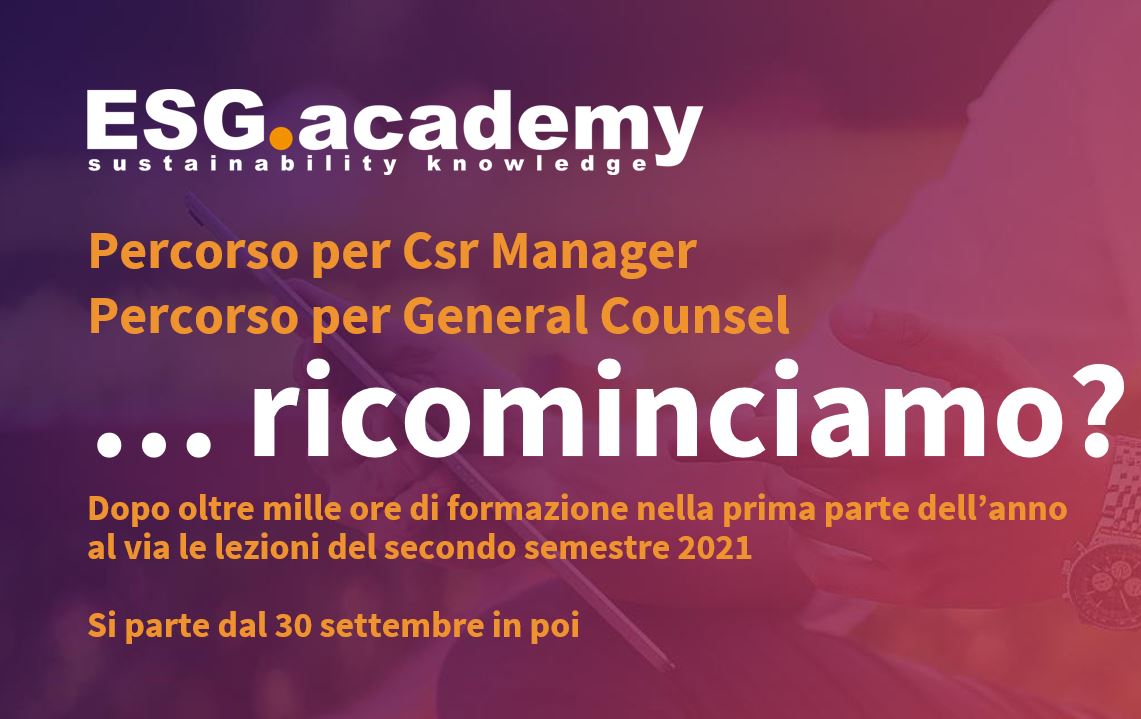 PRENOTA LA TUA ESG BUSINESS REVIEW