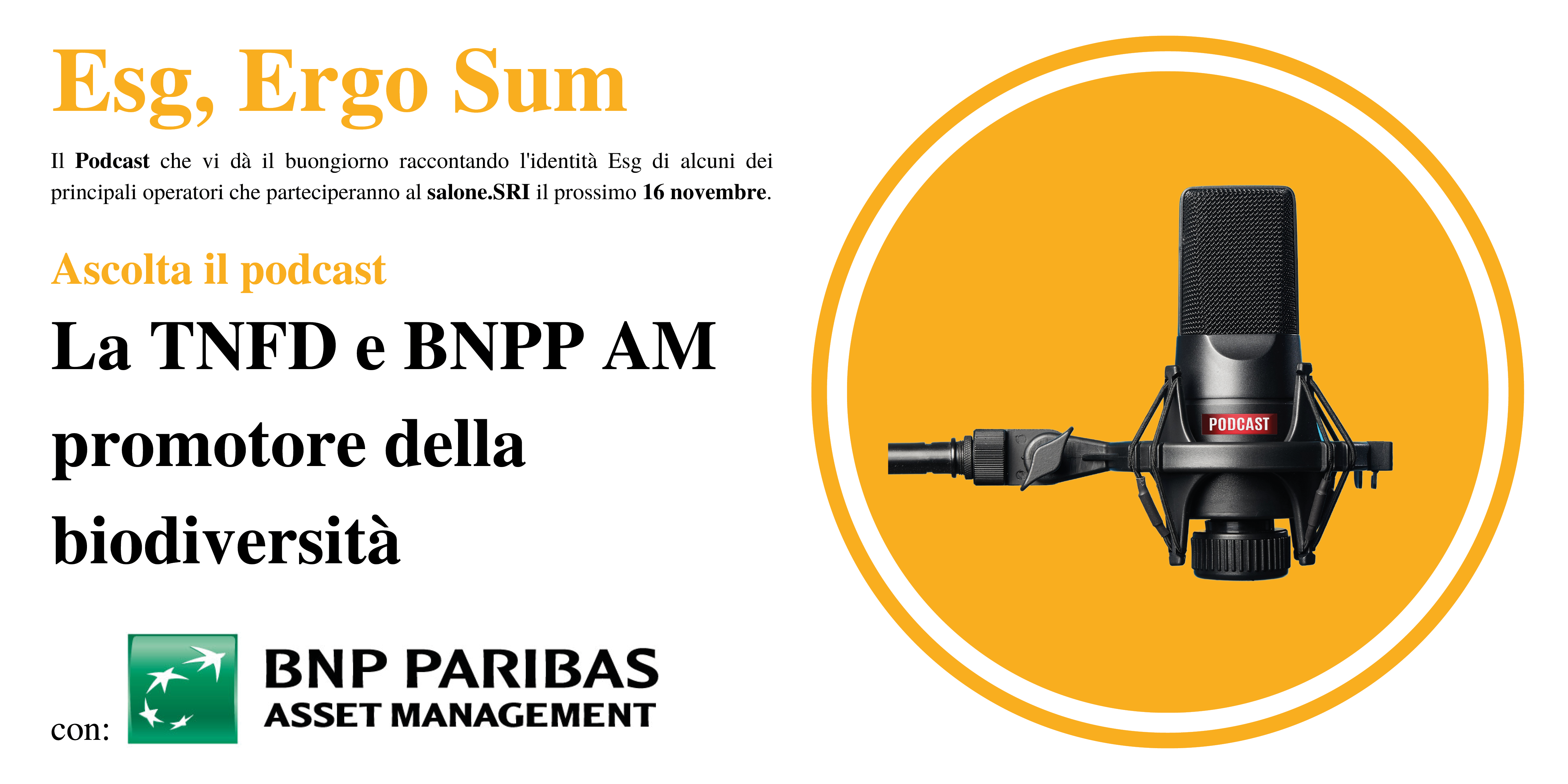 La TNFD e il ruolo promotore di BNP AM verso la biodiversità