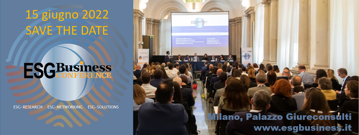 SAVE THE DATE - ESG Business Conference 2022