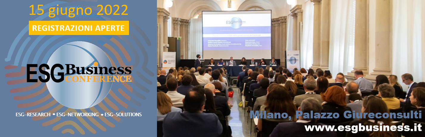 SAVE THE DATE - ESG Business Conference 2022