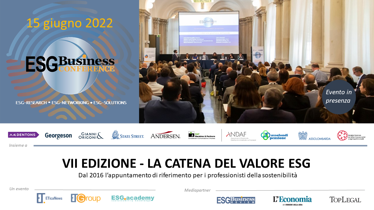 SAVE THE DATE - ESG Business Conference 2022