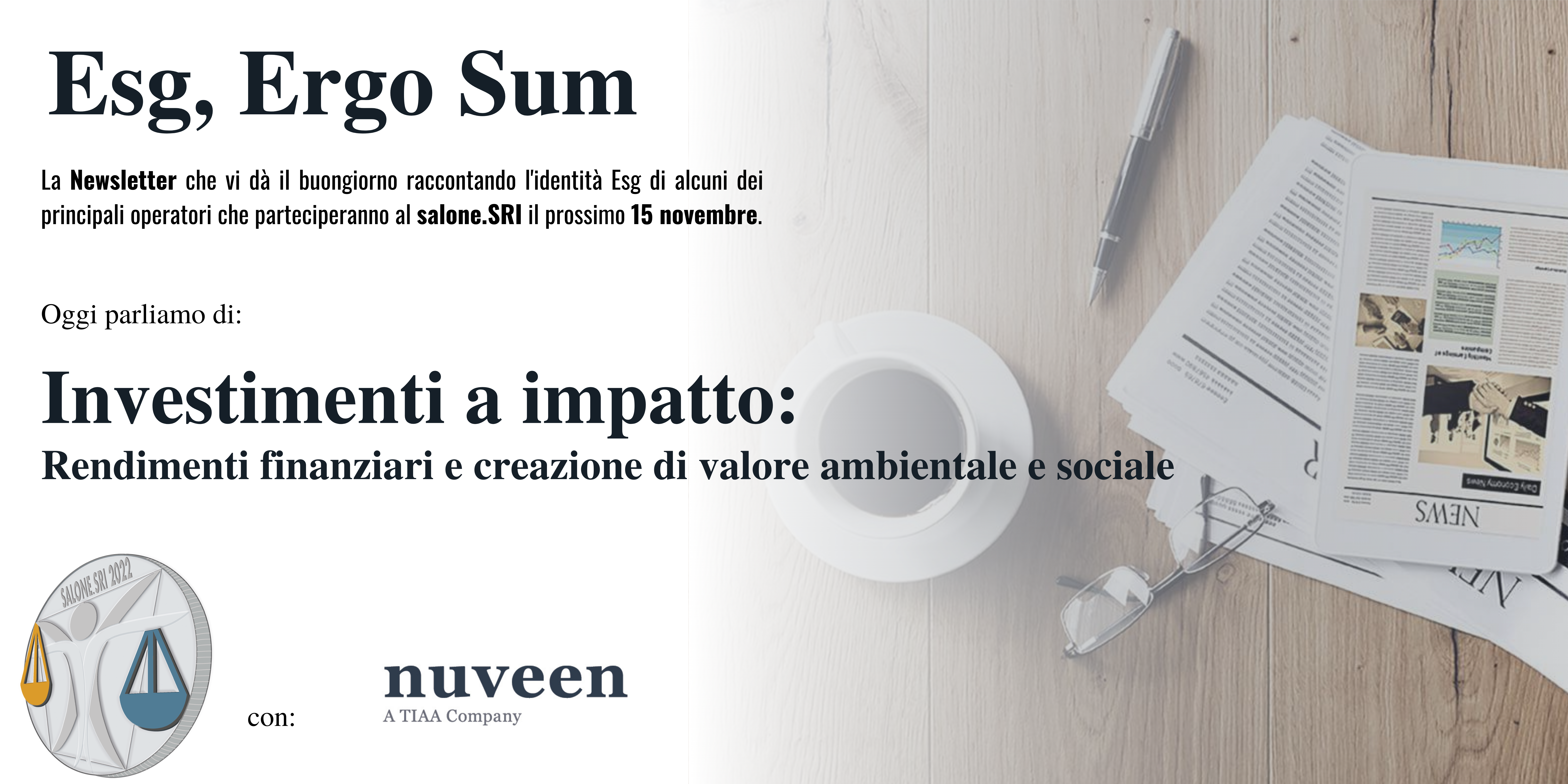 Rendimenti finanziari e creazione di valore ambientale e sociale