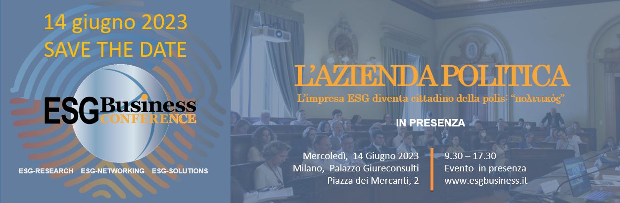 ESG Business Conference - AZIENDA POLITICA