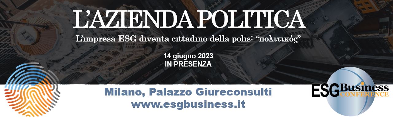 Al via registrazioni ESG Business Conference - AZIENDA POLITICA