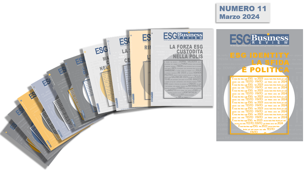 Prenota il tuo spazio su ESG Business Review n11