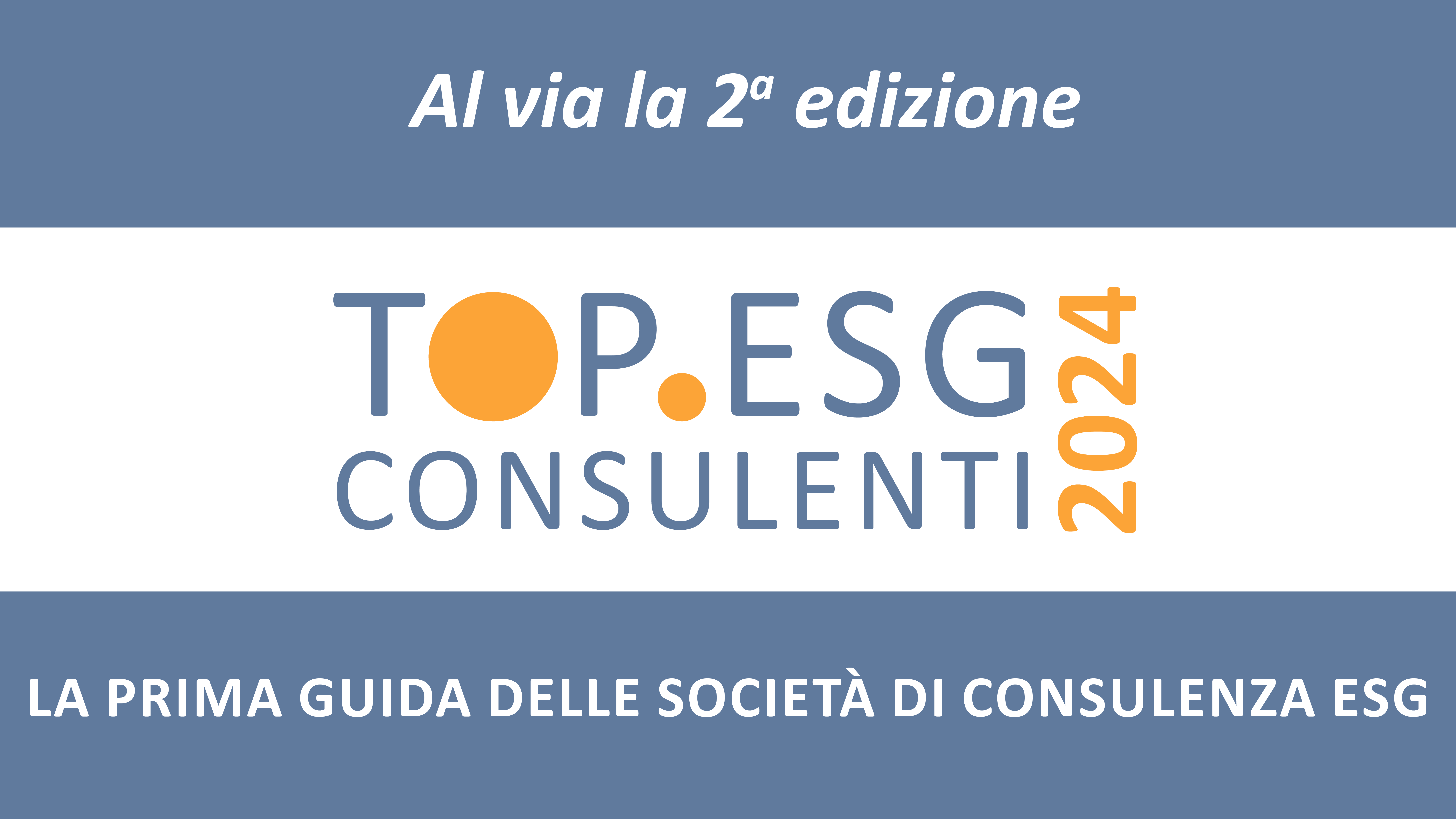 Al via la guida TOP.ESG CONSULENTI 2024 