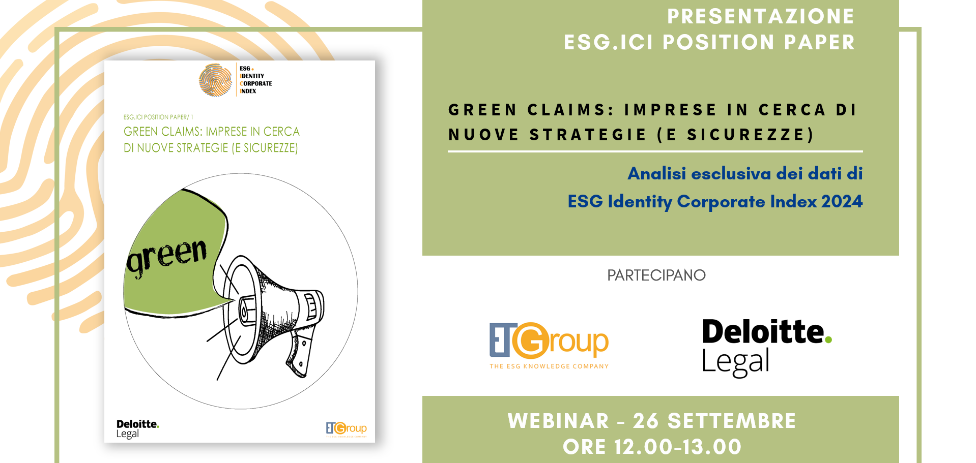 webinar con Deloitte Legal sui GREEN CLAIMS