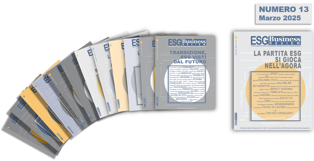 Prenota il tuo spazio su ESG Business Review n13